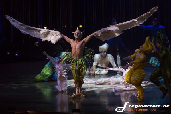 Farbenfroh - Fotos: Cirque du Soleil: Varekai live in der SAP Arena in Mannheim 